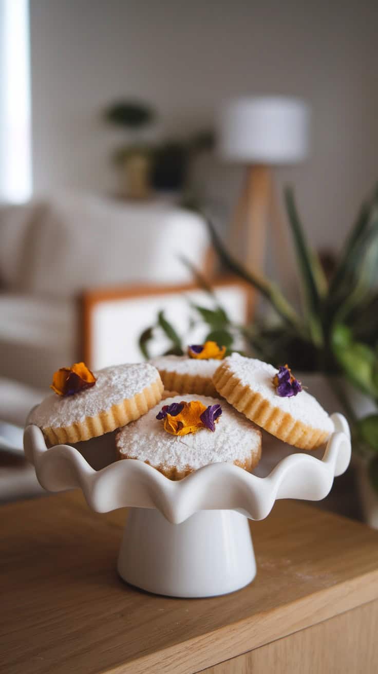 A plate of gluten-free sugar cookies decorated for Easter.