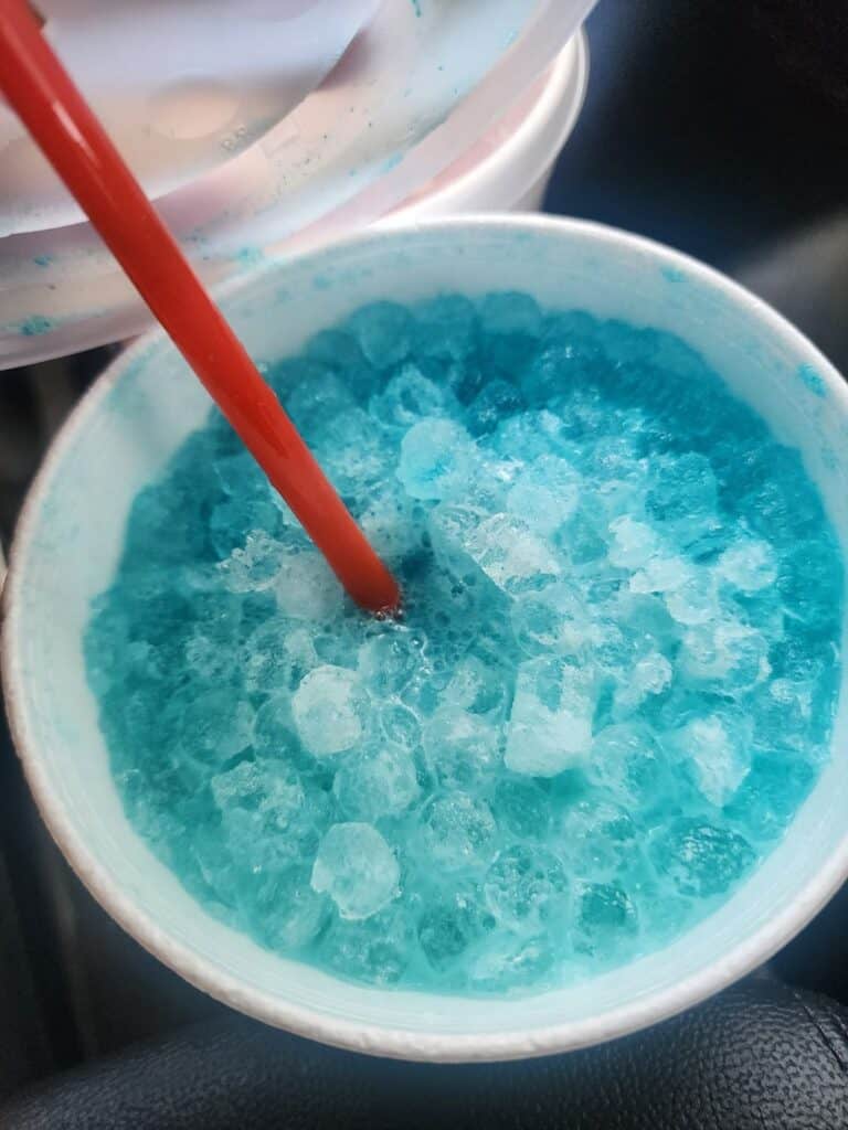 ocean water with vanilla and sweet cream
