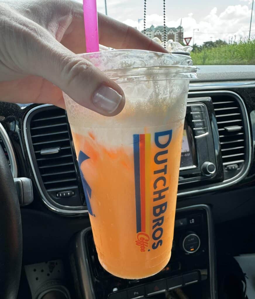 orange creamsicle soda with soft top