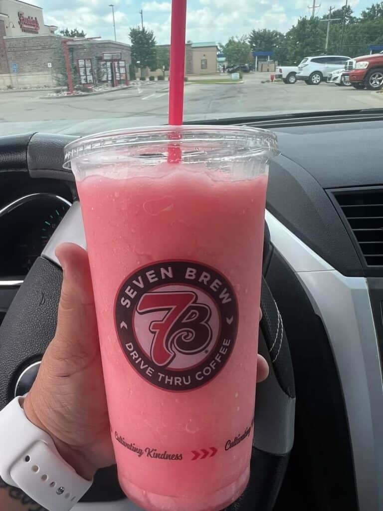 raspberry blended lemonade