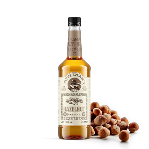 Tippleman's Hazelnut Coffee Syrup - Rich Flavor for Hot or