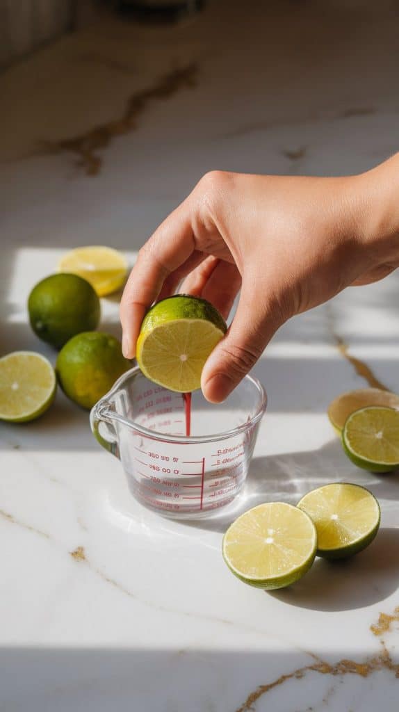 squeeze lime juice