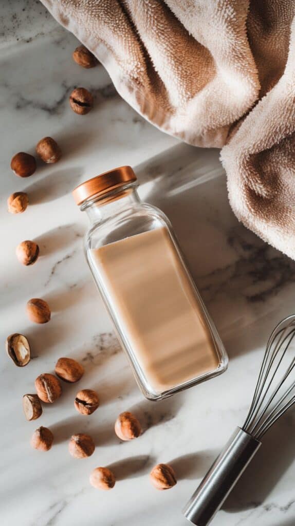 Homemade Chocolate Hazelnut Creamer